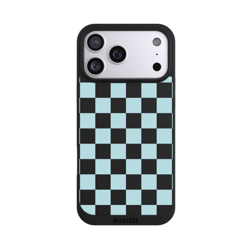 Apple iPhone 17 Pro Max NIVOpure Karo Weiches Blau