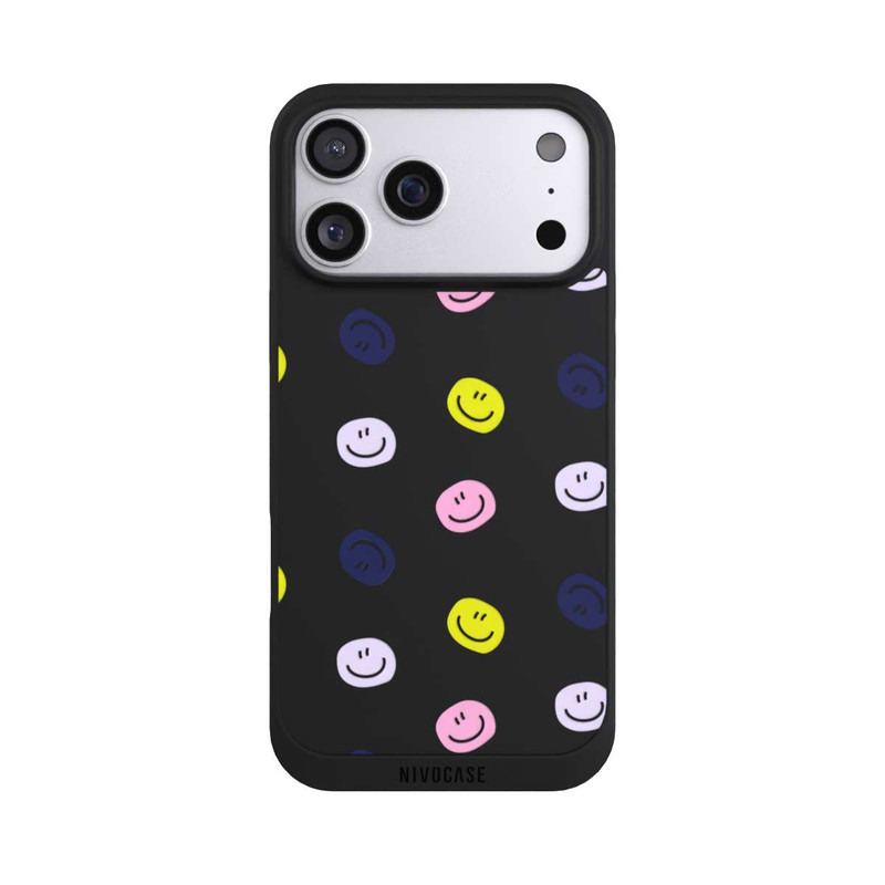 iPhone 17 Pro Max NIVOpure Smile Muster Rosa