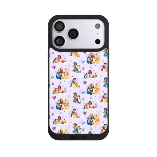 Apple iPhone 17 Pro Max NIVOpure Princess Floral Pattern Purple