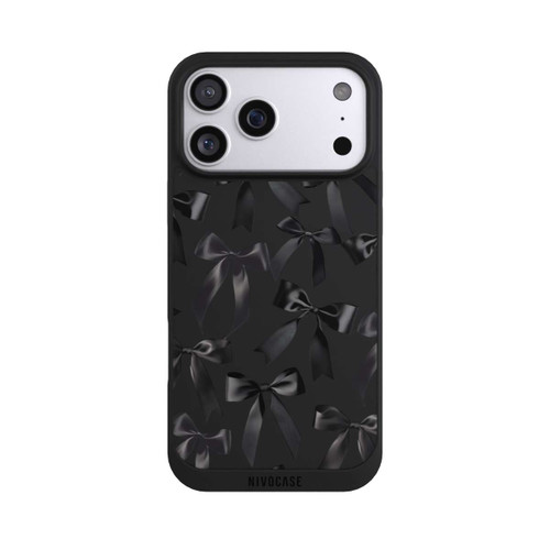 Apple iPhone 17 Pro Max NIVOpure Schwarze Satinschleifen