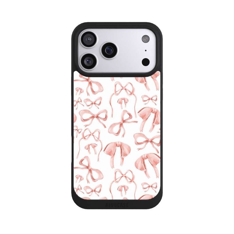 iPhone 17 Pro Max NIVOpure Noeud de Ruban Rose