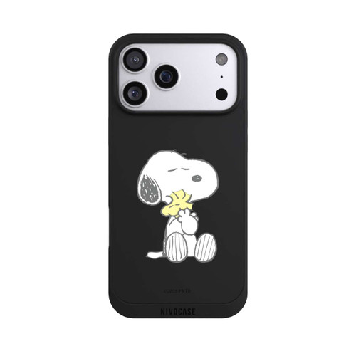 Apple iPhone 17 Pro Max NIVOpure Transparent Snoopy And Woodstock Cuddling 