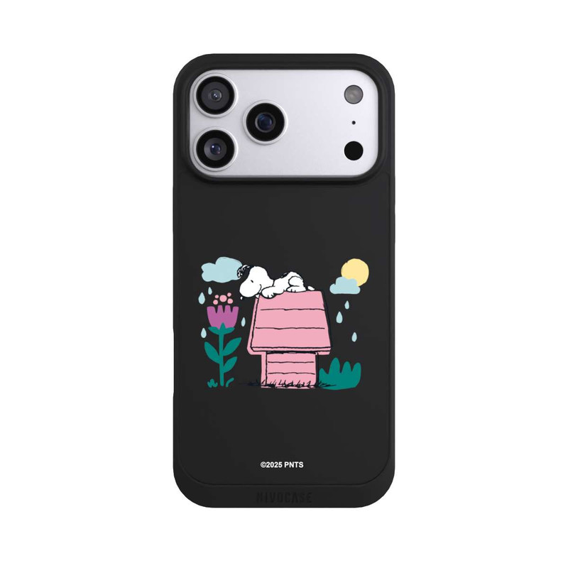 iPhone 17 Pro Max NIVOpure Snoopy Hundehütte Frühling transparent