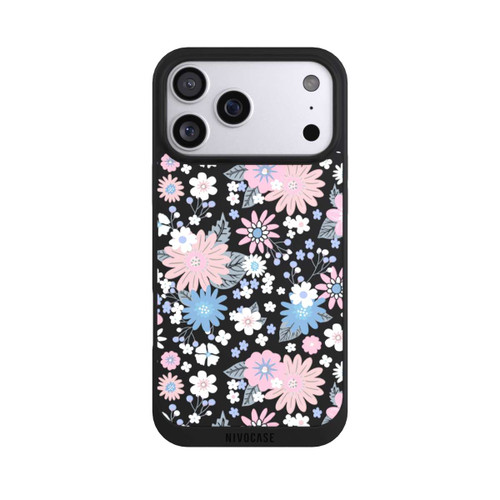 Apple iPhone 17 Pro Max NIVOpure Wildflower Pattern Illustration Pastell Transparent