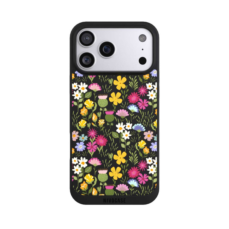 iPhone 17 Pro Max NIVOpure Summer Flowers Pattern Transparent