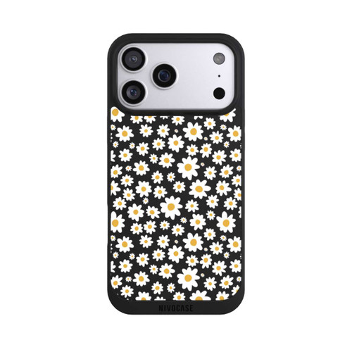 Apple iPhone 17 Pro Max NIVOpure Daisy Flower Seamless Pattern Transparent