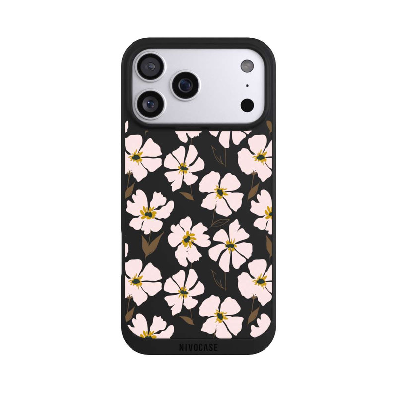iPhone 17 Pro Max NIVOpure Simple Pastell Flowers Rose Transparent