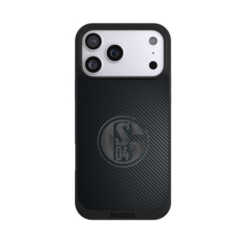 Apple iPhone 17 Pro Max NIVOpure Schalke 04 Carbon Look