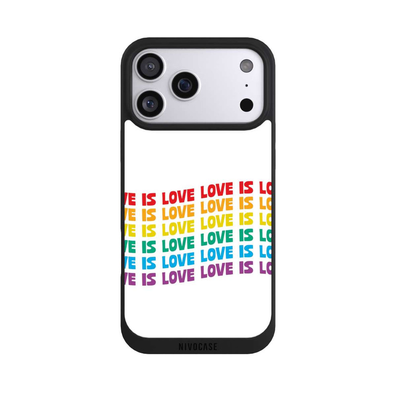 iPhone 17 Pro Max NIVOpure Love is Love Flag