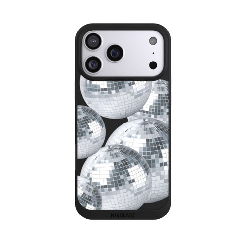 Apple iPhone 17 Pro Max NIVOpure Discokugel Party Silver Transparent mit KI