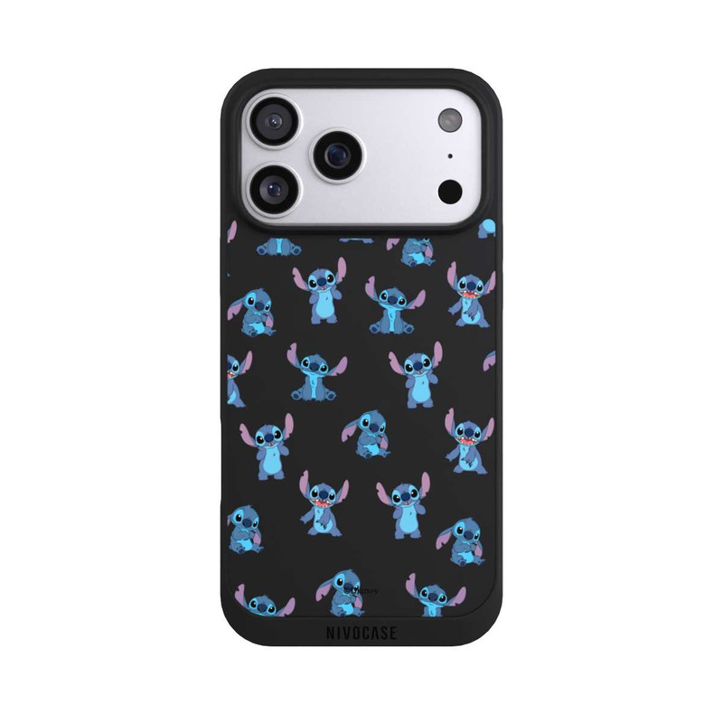iPhone 17 Pro Max NIVOpure Stitch Faces Pattern Transparent