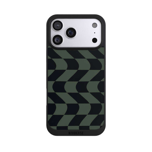 Apple iPhone 17 Pro Max NIVOpure Checked Pattern Green Black