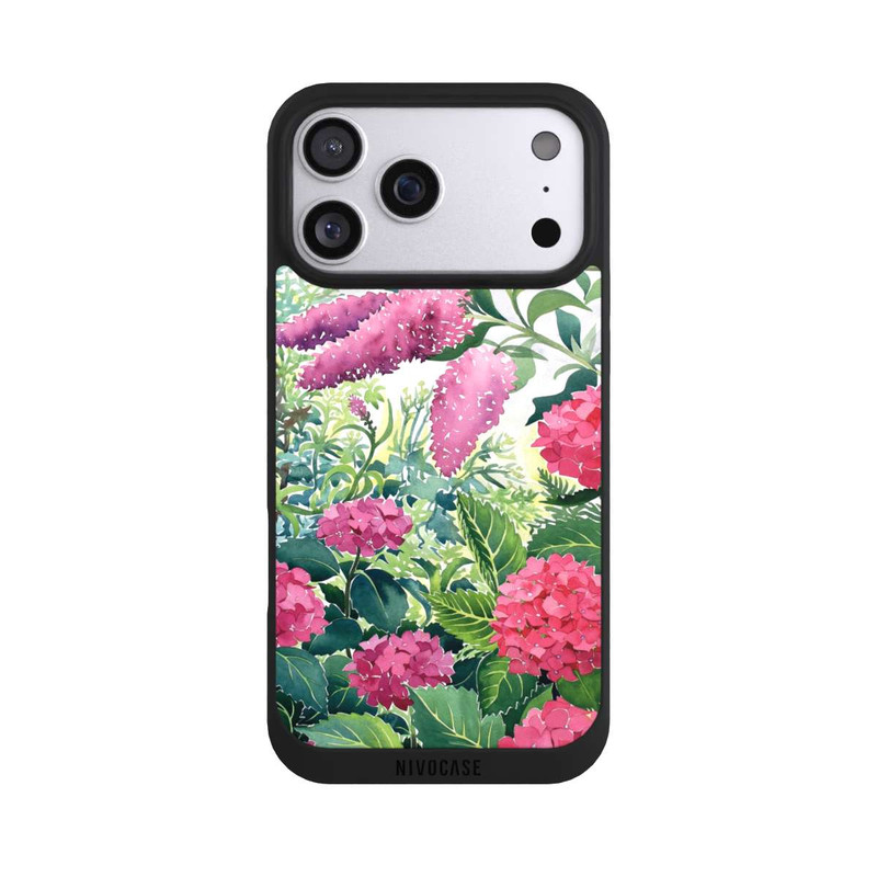 iPhone 17 Pro Max NIVOpure Garden Hydrangeas and Buddleia by Christopher Ryland