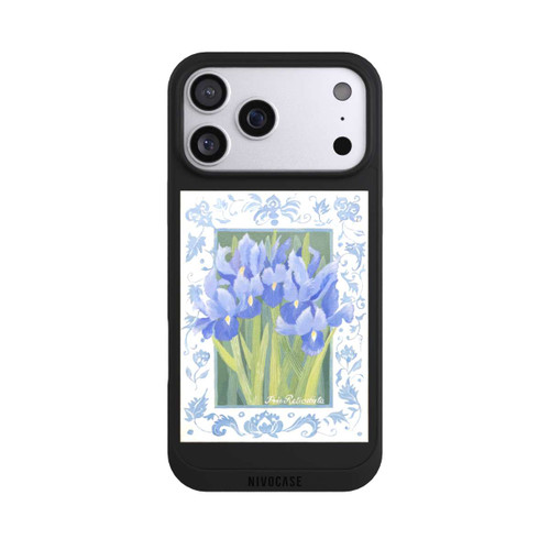 Apple iPhone 17 Pro Max NIVOpure Blue Iris, by Jennifer Abbott