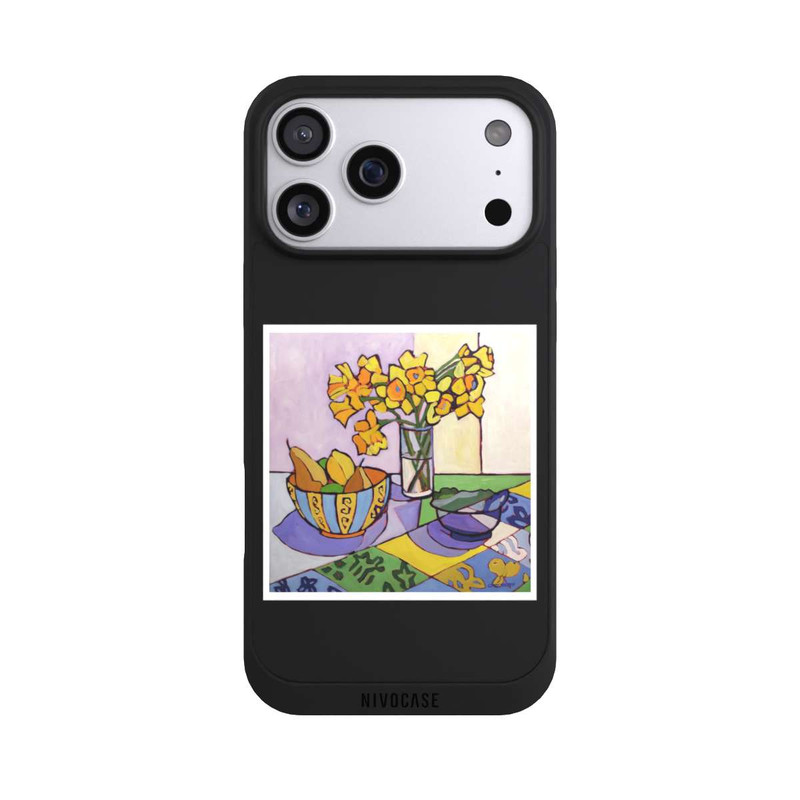 iPhone 17 Pro Max NIVOpure Daffodil Patchwork, 2023, by Catherine J Martzloff