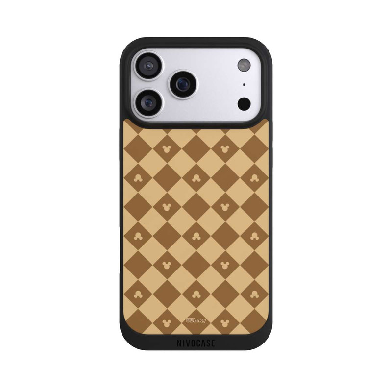 iPhone 17 Pro Max NIVOpure Mickey Pattern Beige Brown