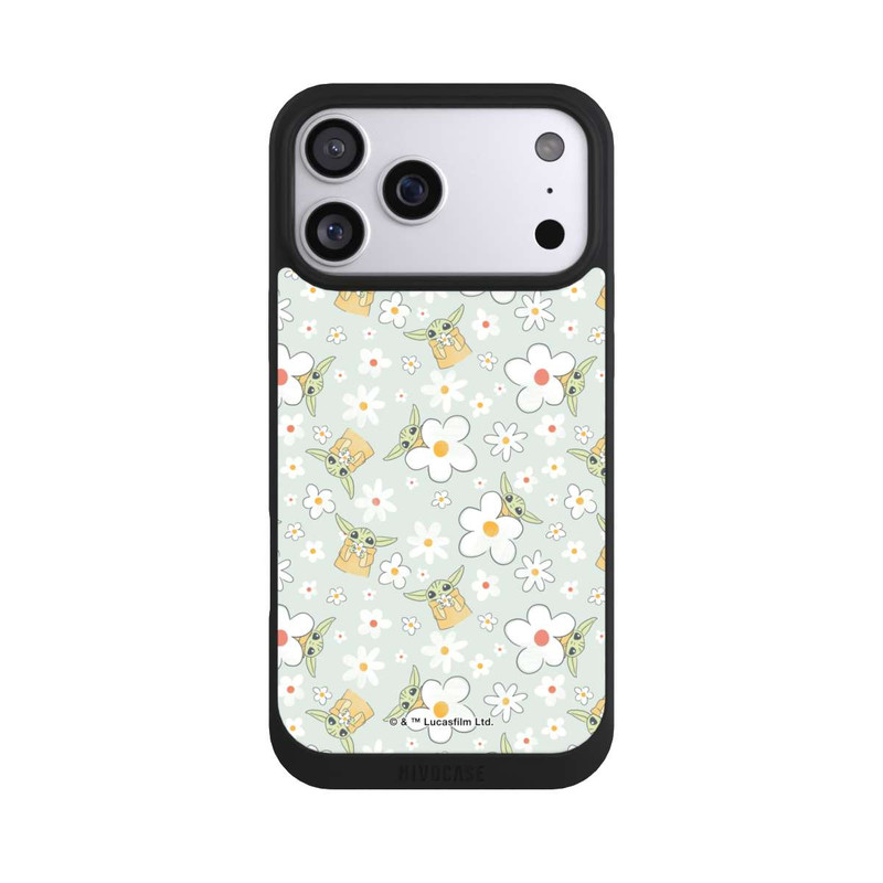 iPhone 17 Pro Max NIVOpure Baby Yoda Blumen Muster