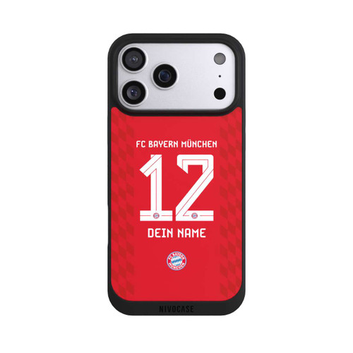 Apple iPhone 17 Pro Max NIVOpure FC Bayern München Trikot Personalisierbar 25-26