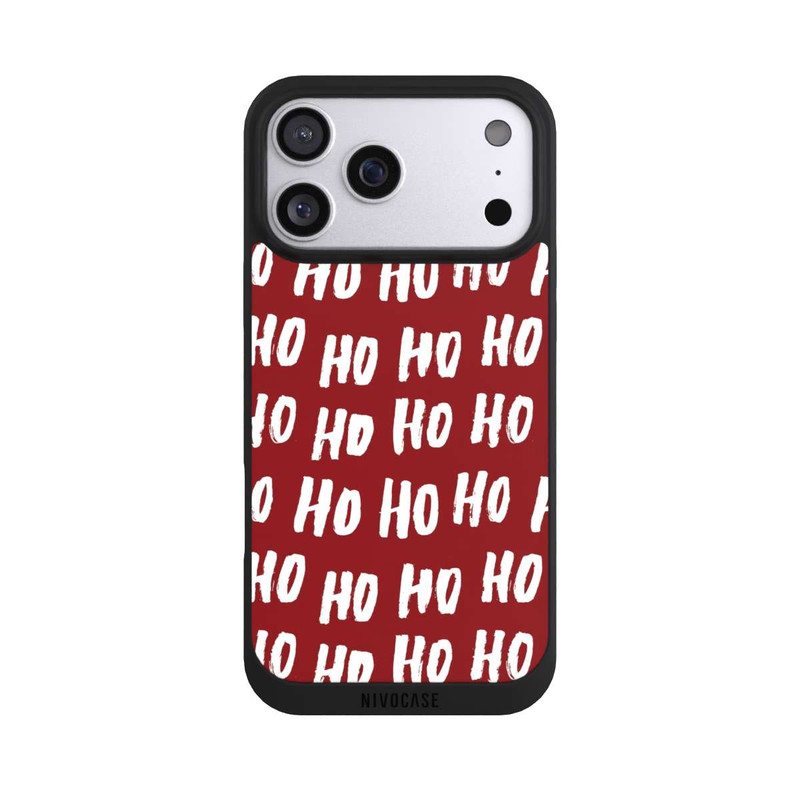 iPhone 17 Pro Max NIVOpure Ho Ho Ho Christmas Red Pattern