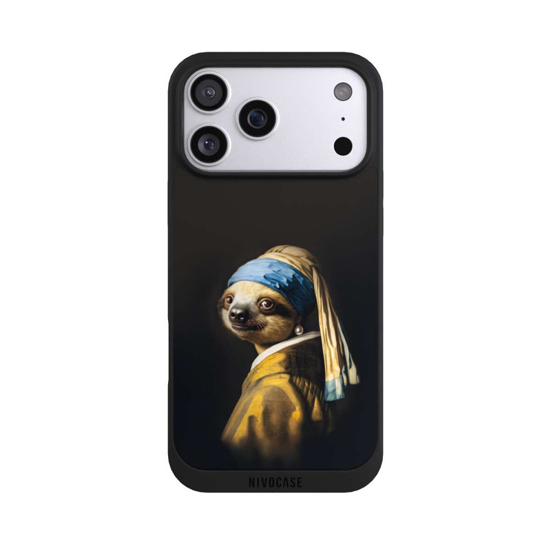 iPhone 17 Pro Max NIVOpure Sloth with a Pearl Earring