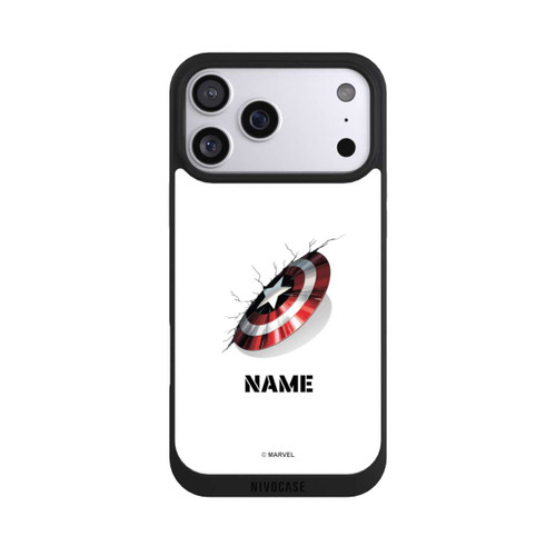 Apple iPhone 17 Pro Max NIVOpure Captain America Shield Personalisierbar