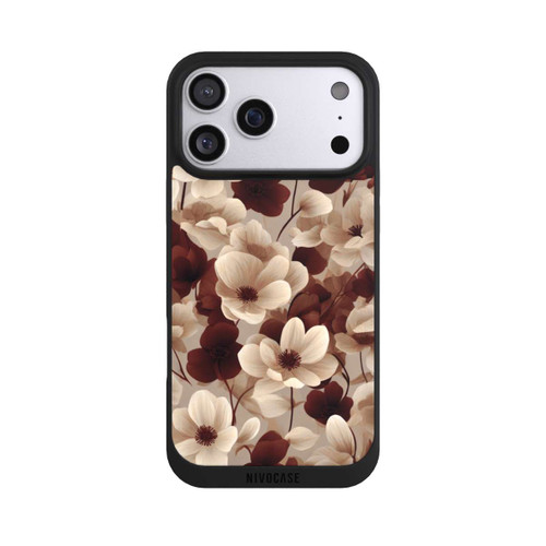 Apple iPhone 17 Pro Max NIVOpure Naturfarbenes Blumenmuster mit KI