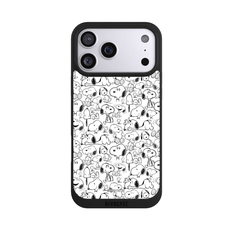 iPhone 17 Pro Max NIVOpure Classic Snoopy Pattern White
