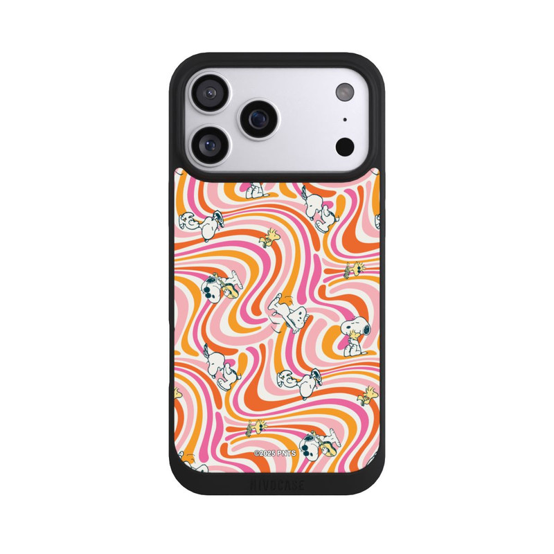iPhone 17 Pro Max NIVOpure Peanuts Hippie Pattern Orange