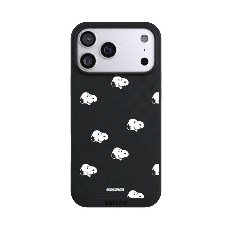 iPhone 17 Pro Max NIVOpure Snoopy Checked Pattern