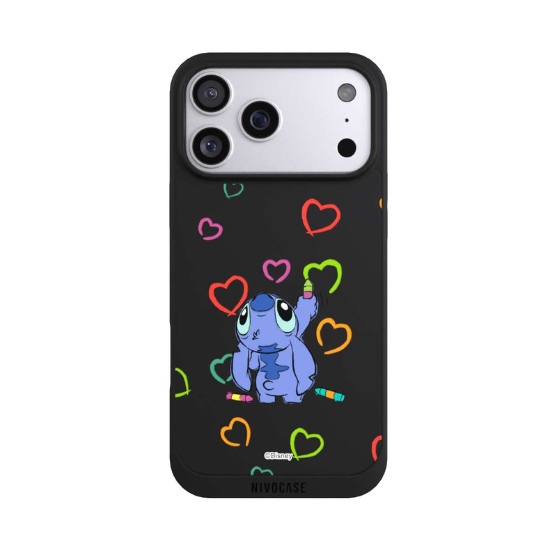 iPhone 17 Pro Max NIVOpure Stitch Draws a Heart Transparent