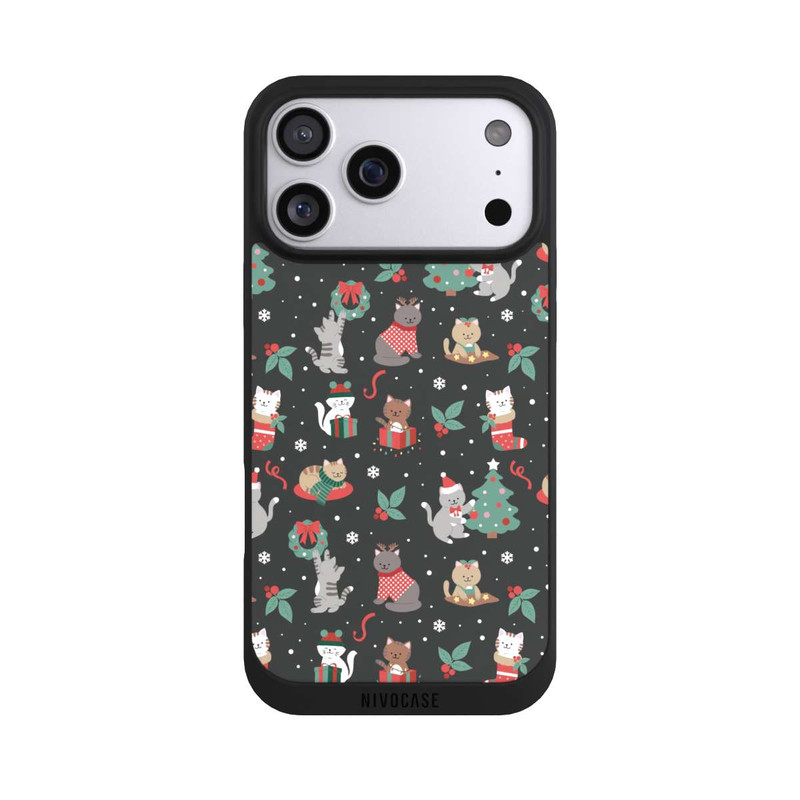 iPhone 17 Pro Max NIVOpure Weihnachtliche Kätzchen