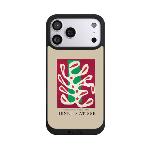 Apple iPhone 17 Pro Max NIVOpure Blanche sur Fond Rouge et Vert by Henri Matisse