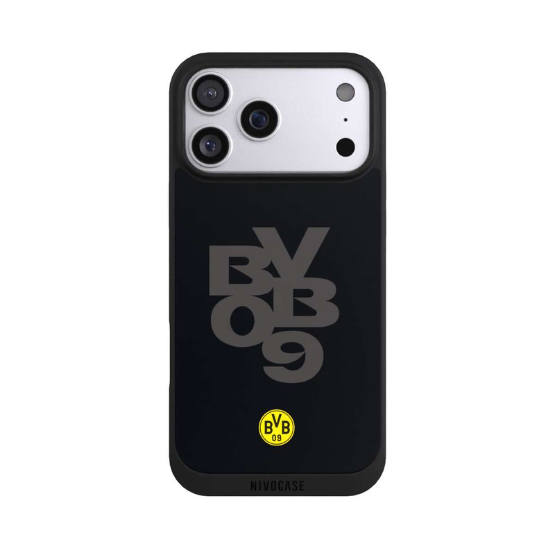 iPhone 17 Pro Max NIVOpure BVB09 Grau Schwarz