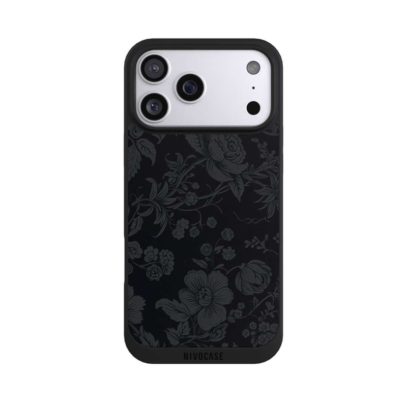 iPhone 17 Pro Max NIVOpure Dunkle Blumen Vintageoptik