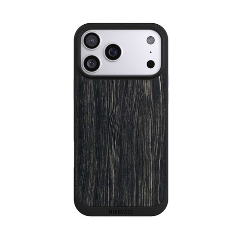 Apple iPhone 17 Pro Max NIVOpure Dunkle Holzstruktur