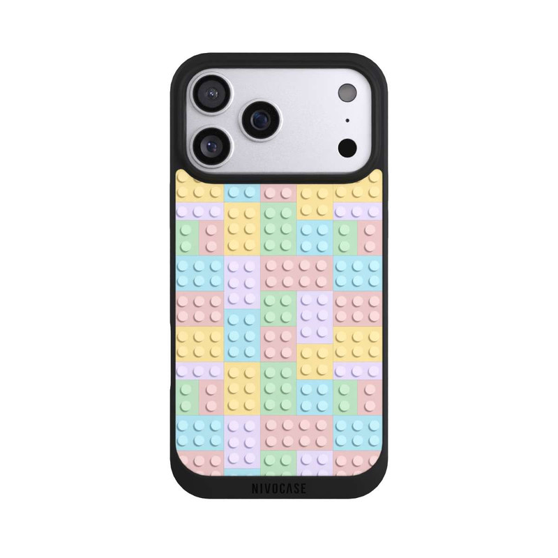 iPhone 17 Pro Max NIVOpure Buntes Blockmuster