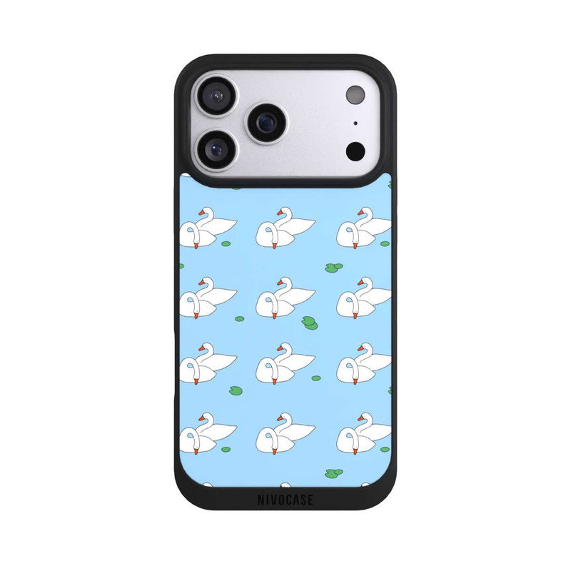 iPhone 17 Pro Max NIVOpure Ducks Pattern Blue Pond