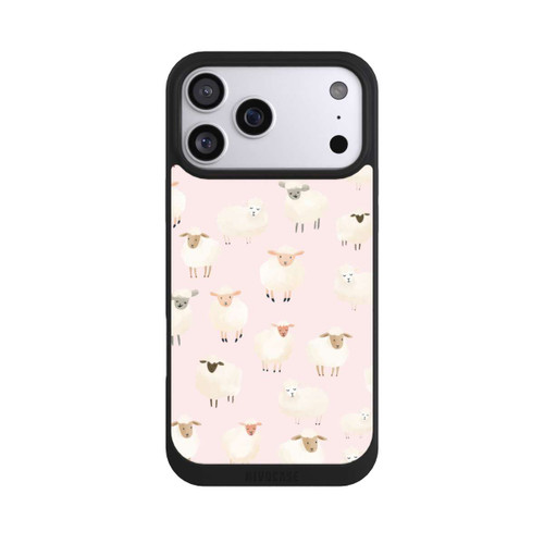 Apple iPhone 17 Pro Max NIVOpure Motif mouton rose clair avec IA