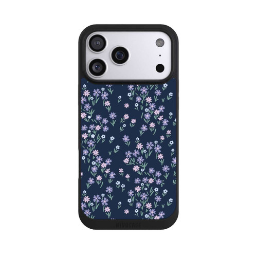 Apple iPhone 17 Pro Max NIVOpure Dark Blue Floral Theme