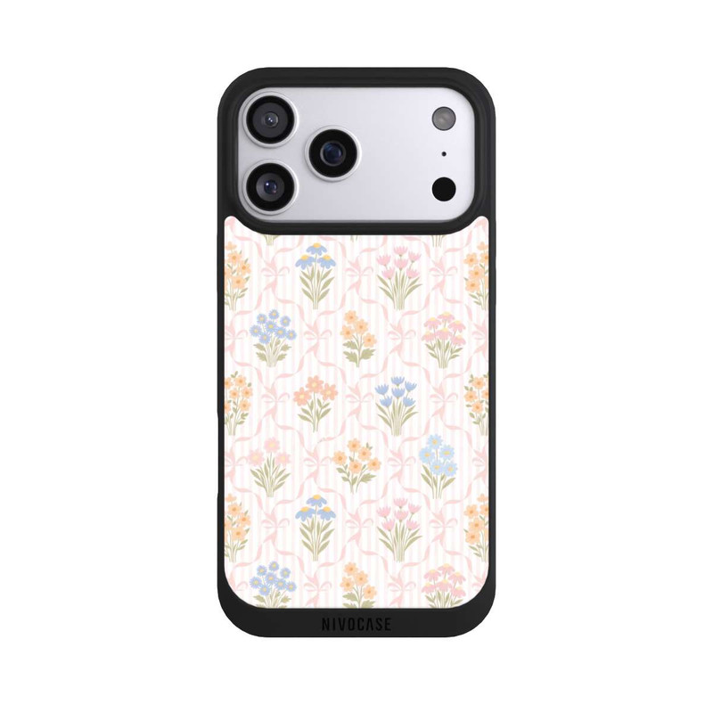 iPhone 17 Pro Max NIVOpure Vintage Frühlingsblumenstrauß im Cottagecore Stil