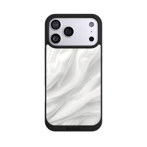 Apple iPhone 17 Pro Max NIVOpure Weiße Seidenmatte Textur mit KI
