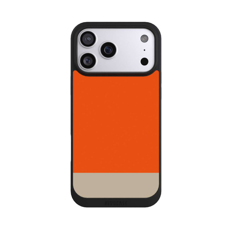 iPhone 17 Pro Max NIVOpure Orange Beige Farbkombi