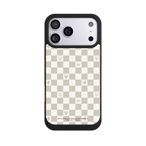 Apple iPhone 17 Pro Max NIVOpure Winnie the Pooh Checked Pattern Beige