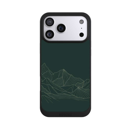Apple iPhone 17 Pro Max NIVOpure Dessin Au Trait De Montagne Vert