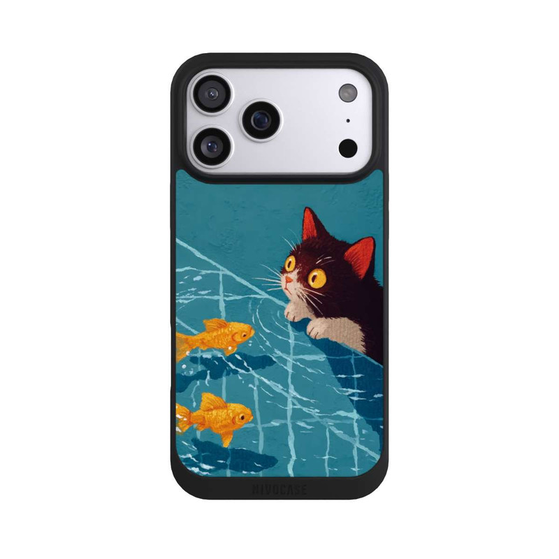 iPhone 17 Pro Max NIVOpure Die Katze im Pool mit KI