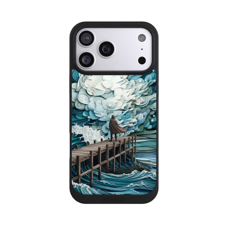 iPhone 17 Pro Max NIVOpure Stürmische See mit KI