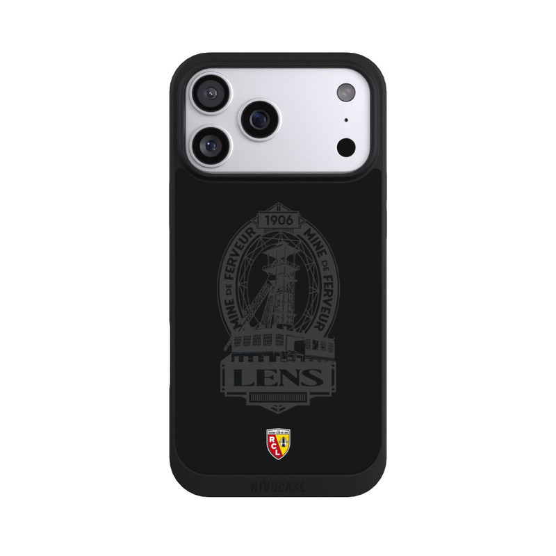 iPhone 17 Pro Max NIVOpure RC Lens Mine de Ferveur Emblème noir