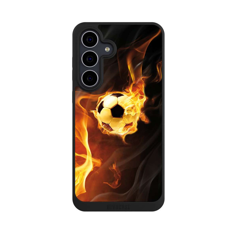 Galaxy S25 FE NIVOpure Fußball in Flammen