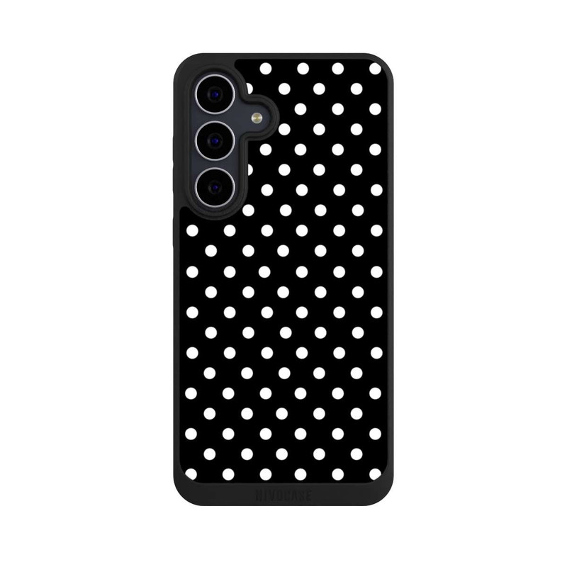 Galaxy S25 FE NIVOpure Confettis blancs sur fond noir