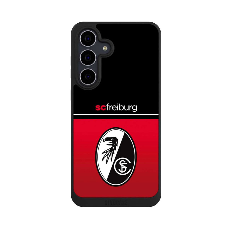 Galaxy S25 FE NIVOpure SC Freiburg - Schwarz Rot